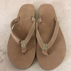 Rainbow Narrow Strap Sandal